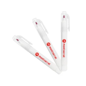 Caneta Marcador de Pele Mini Não Estéril Cor Vermelho | Montserrat